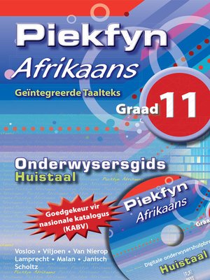 cover image of Piekfyn Afrikaans Graad 11 Huistaal Onderwysersgids